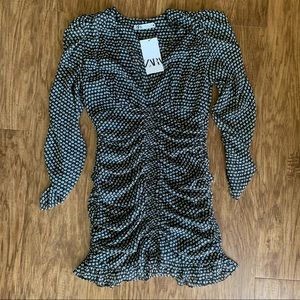 Zara Mini Dress with Draped Detail